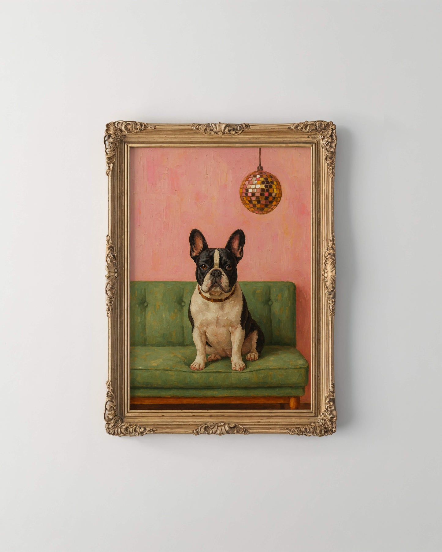 The Disco Room Pet Portrait - Digital