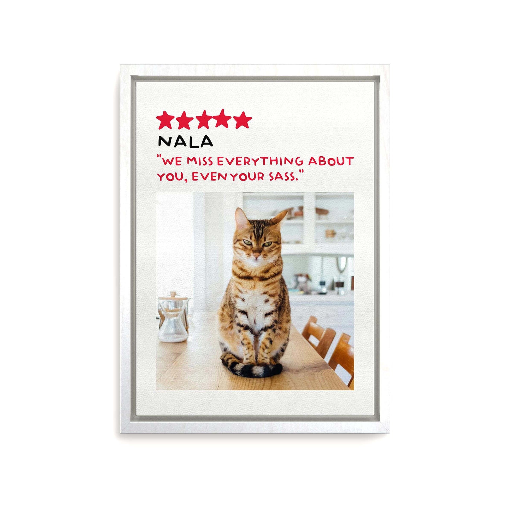 cat memorial gift personalized art