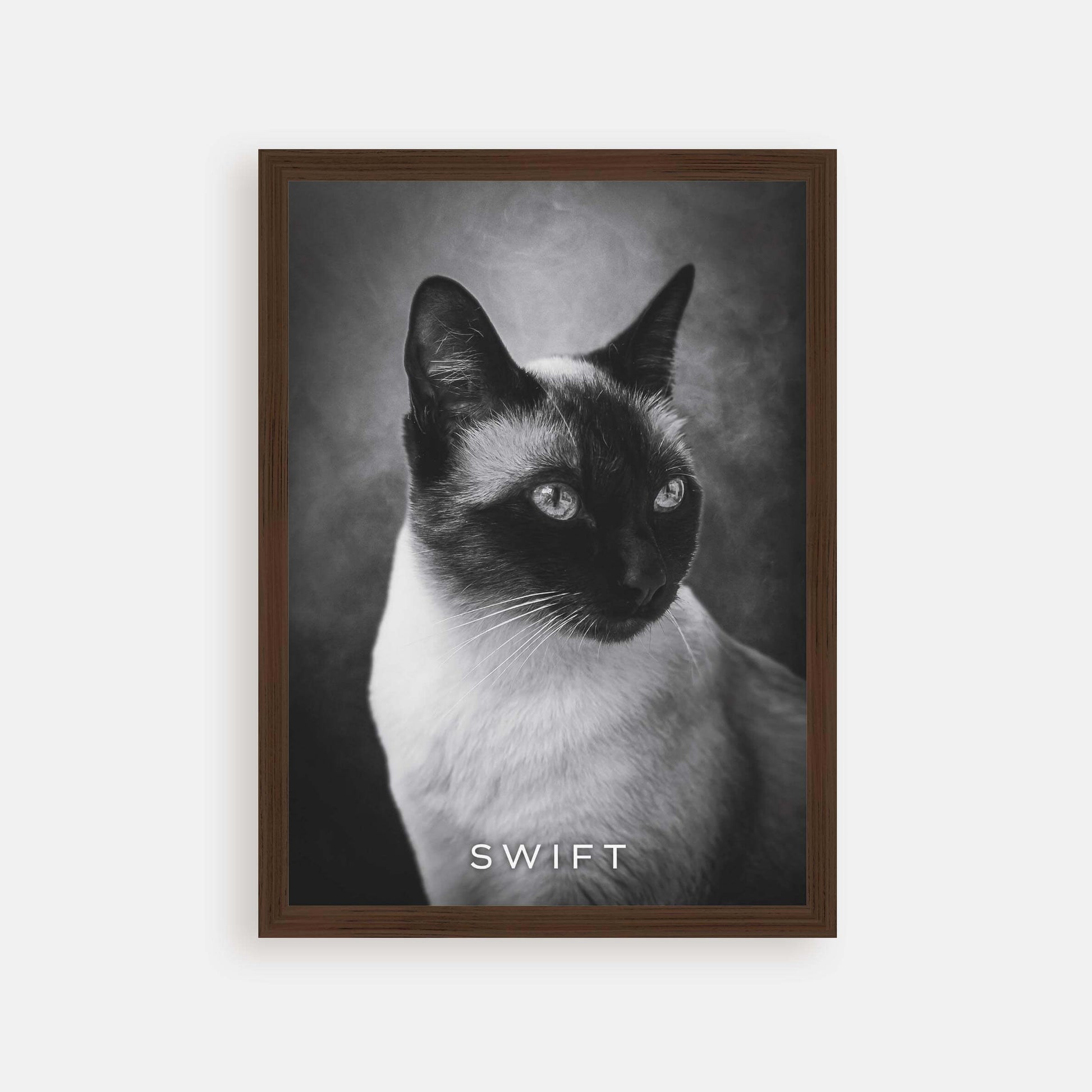 cat memorial art gift ideas in personalized frame