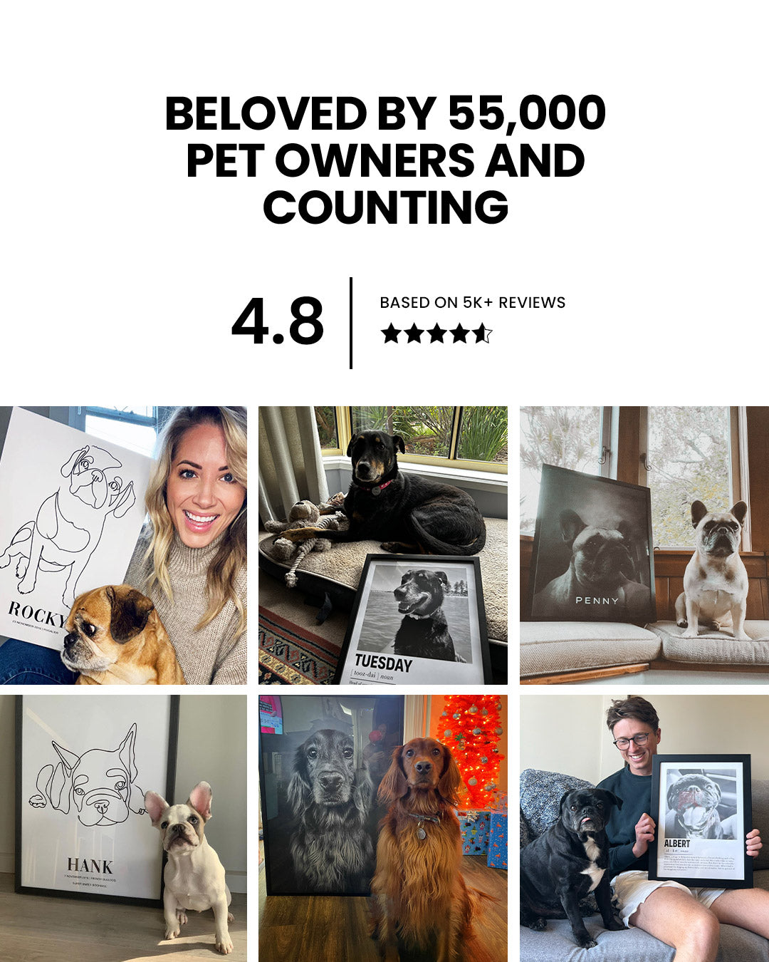 Vogue Noir - Custom Pet Poster