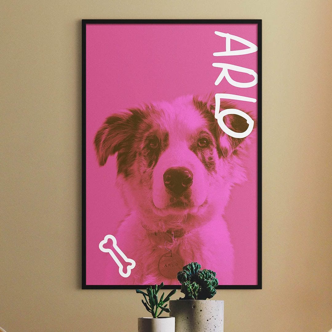 Vogue Duotone - Custom Pet Poster