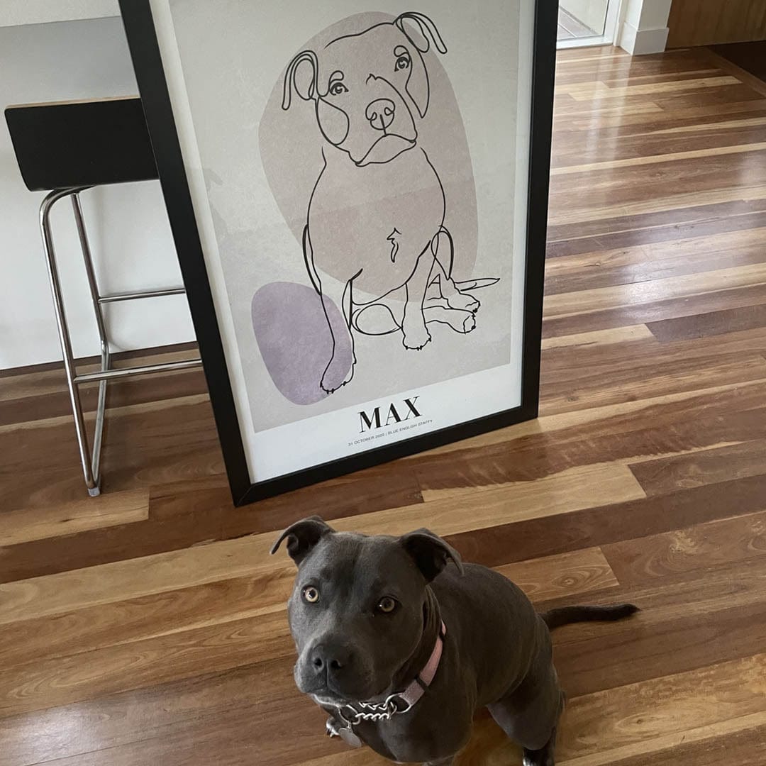 Moonstone - Custom Pet Poster