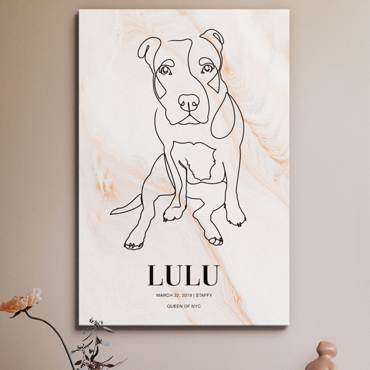 Marble - Custom Pet Canvas