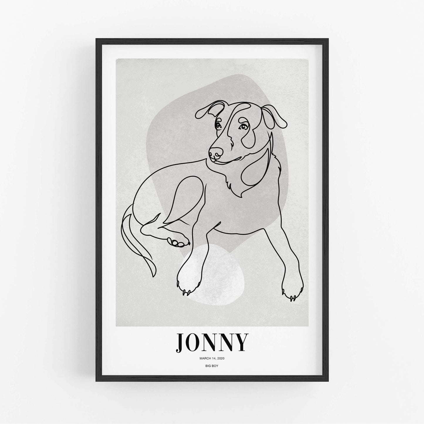 Pebble - Custom Pet Poster