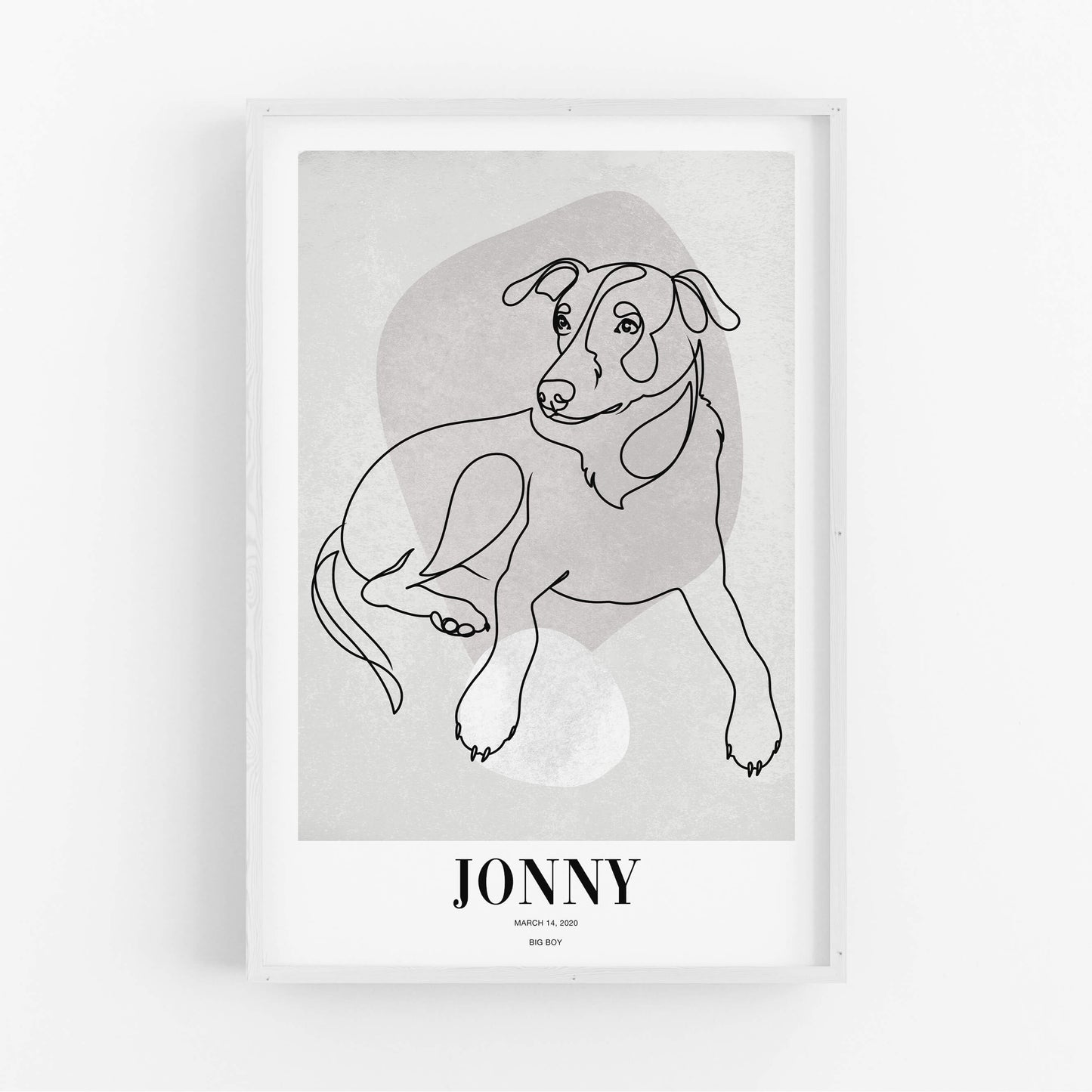 Pebble - Custom Pet Poster