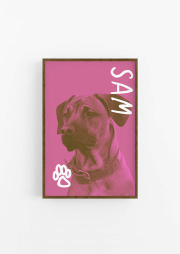 Vogue Duotone  - Custom Pet Poster
