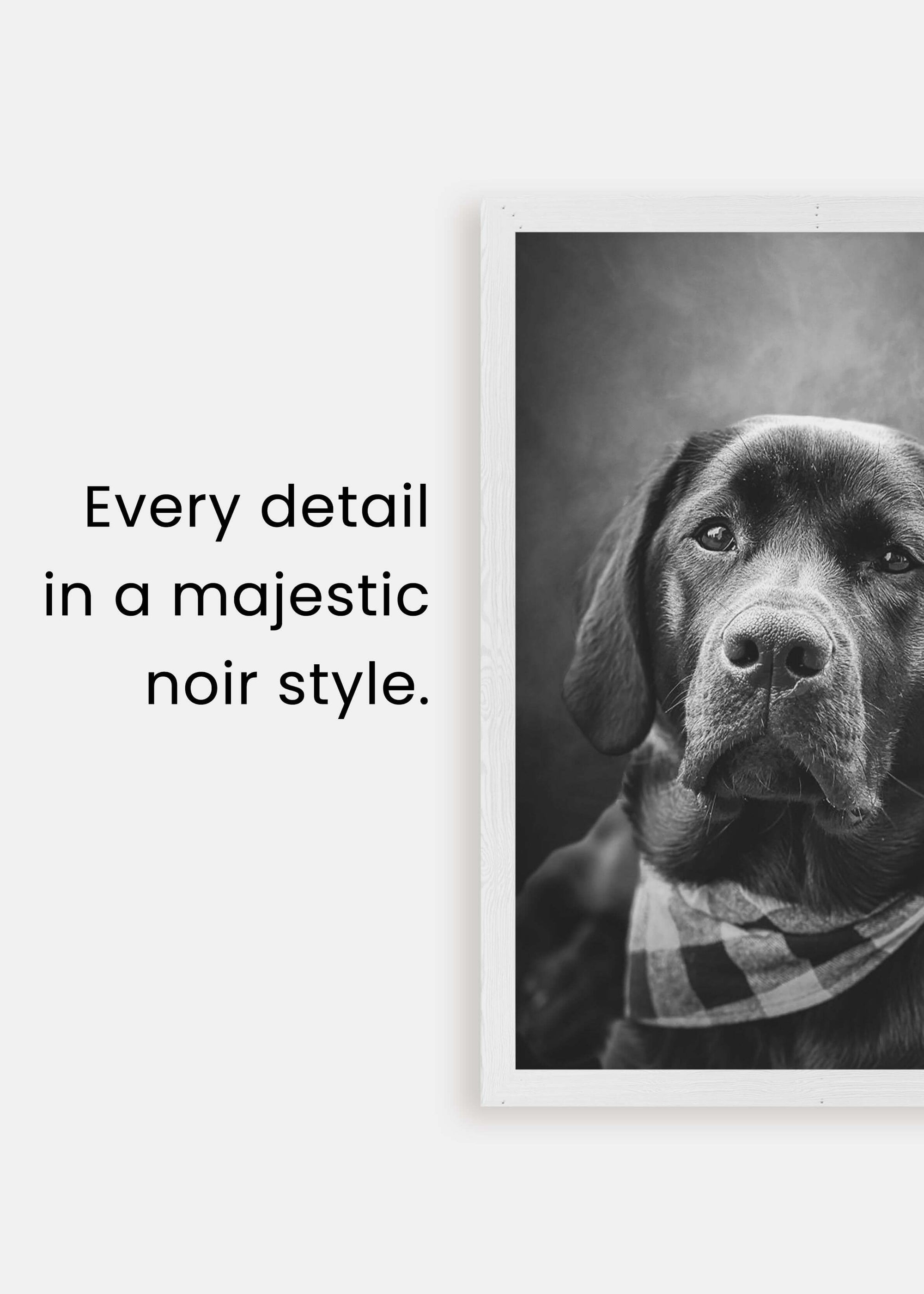 Vogue Noir - Custom Pet Poster