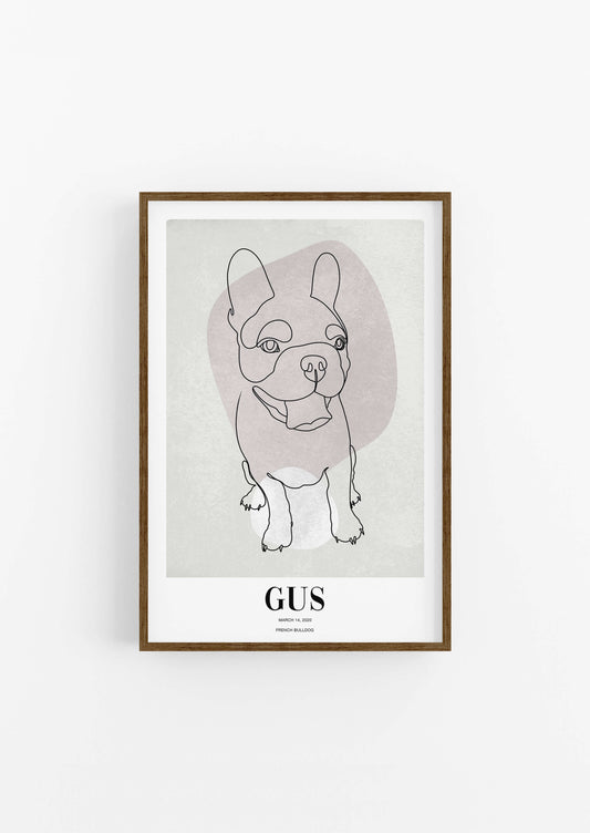 Pebble - Custom Pet Poster