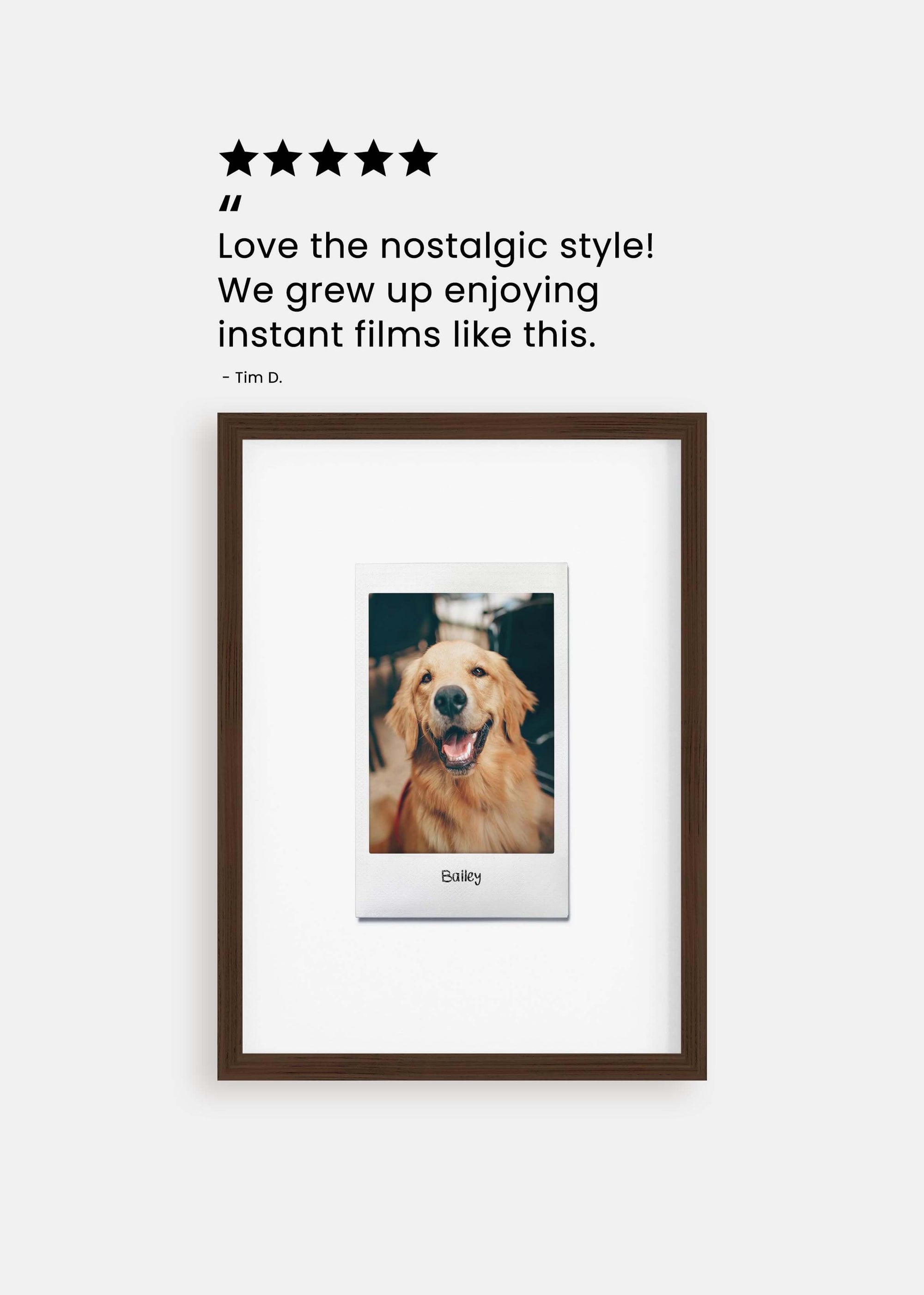 Vogue Instant film - Custom Pet Poster