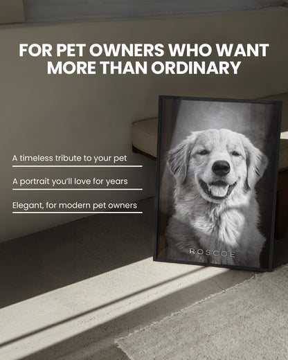 Vogue Noir - Custom Pet Poster
