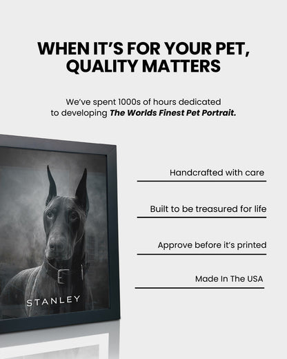 Vogue Noir - Custom Pet Poster