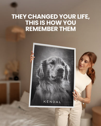 Vogue Noir - Custom Pet Poster