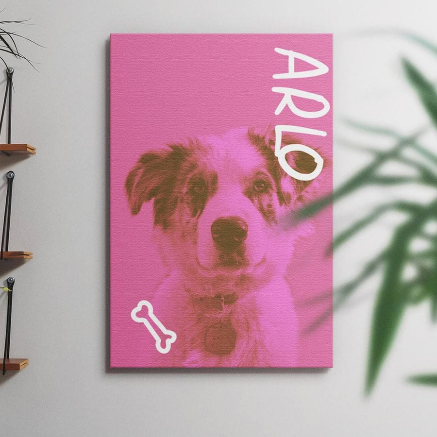 Vogue Duotone - Custom Pet Canvas