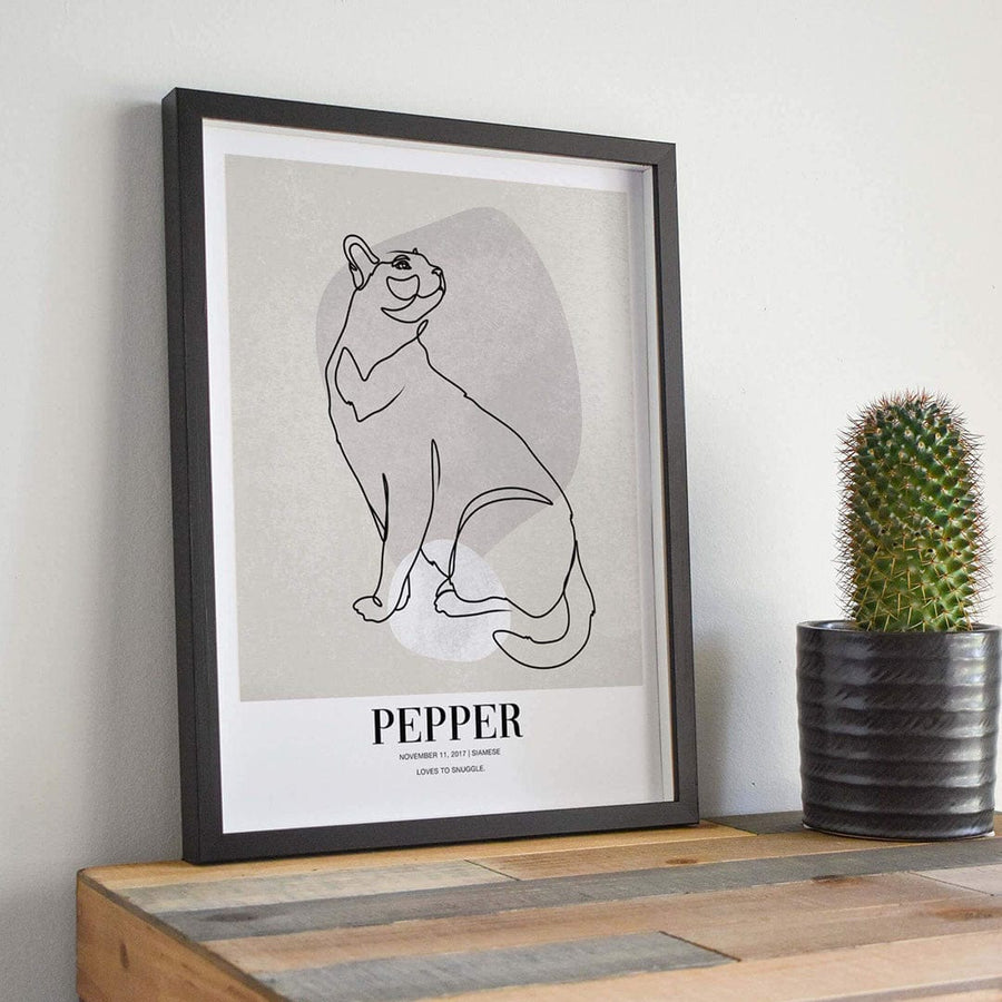 Pebble - Custom Pet Poster